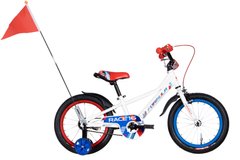 Велосипед 16" Formula RACE 2022 (белый с красным и синим)