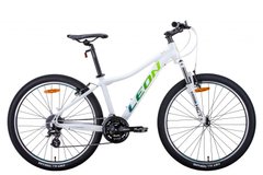 Велосипед 26" Leon HT-LADY 2021 (бело-синий с салатным)