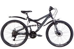 Велосипед 26" Discovery CANYON AM2 DD 2022 (черно-серый (м))
