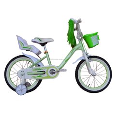 Велосипед VNC 16" Melany, 1617-FS-GW, 22 см зелено-белый