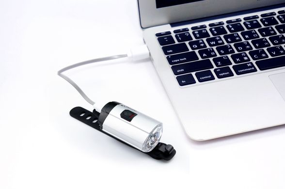 Фара передня Infini TRON 300 I-281P-BK, 300 люмен, 1 світлодіод 3W, 6 режимів, USB кабель, з кріпл.