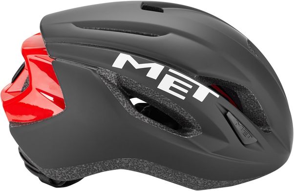 Шлем MET Strale Black Red matt glossy