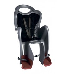 Сидіння задні (дитяче велокрісло) Bellelli MR FOX Standart B-Fix до 22 кг, неоново-жовте з чорною підкладкою (Hi Vision)