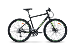 Велосипед VNC SweepRacer A4, 28" черный с зеленым 2023