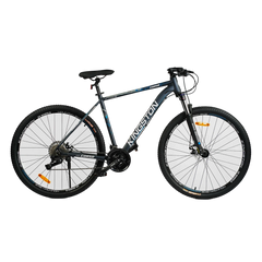Велосипед Corso "Kingston" 29" KN-29059 алюминиевая рама 21", оборудование L-TWOO, 27 скоростей, серый с черным