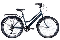 Велосипед ST 26" Discovery PRESTIGE WOMAN Vbr с багажником задн St с крылом St 2024 (темно-синий (м))