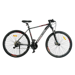 Велосипед Corso "Kingston" 29" KN-29125 рама алюминиевая 21``, оборудование L-TWOO 27 скоростей, серый с черным