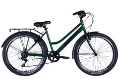 Велосипед ST 26" Discovery PRESTIGE WOMAN Vbr с багажником задн St с крылом St 2024 (зеленый)