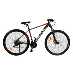 Велосипед Corso "Kingston" 29" KN-29195 рама алюмінієва 19``, обладнання L-TWOO 27 швидкостей, чорний з помаранчевим