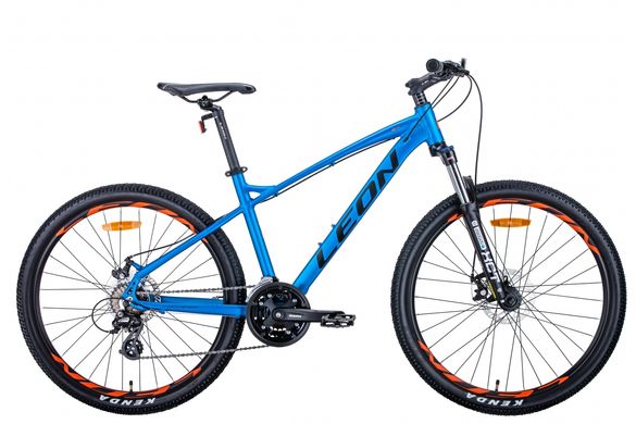 Велосипед 26" Leon HT-90 2021 (синій з помаранчовим)