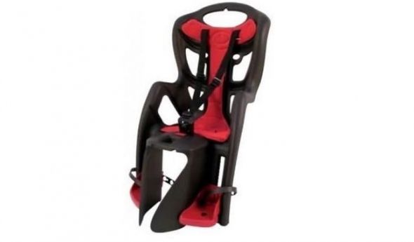 Сидіння задні (дитяче велокрісло) Bellelli PEPE Standart Multifix до 22 кг, бежеве з помаранчевої підкладкою