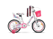 Велосипед VNC 16" Miss АС V9AC-16FA-BP, 22см белый с голубым и розовым - 1