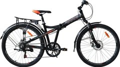 Велосипед VNC TerraWay A3 FS 26" чорний з помаранчевим 2023