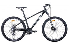 Велосипед 27.5" Leon XC-90 2021 (чёрно-белый c серым)