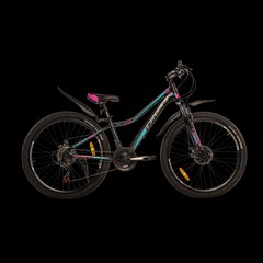 Велосипед Cross SMILE 26" рама 13" чорний-Рожевий