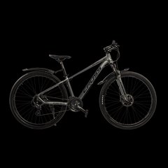 Велосипед Cross Atlant 2022 29" рама - 15" сіро-чорний