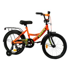 Велосипед Corso Maxis 18", сталь, ножные тормоза, сиденье с ручкой, оранжевый