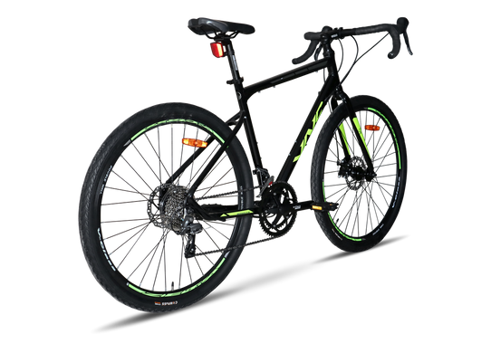 Велосипед VNC PrimeRacer A5 SH, 28", рама 19,5" Black-Lime 2023