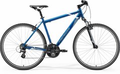 Велосипед 28 "Merida CROSSWAY 10-V blue (steel blue / white) 2021