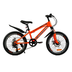 Велосипед 20'' CORSO Crank, сталева рама, 7 швидкостей (CR-20303) помаранчевий
