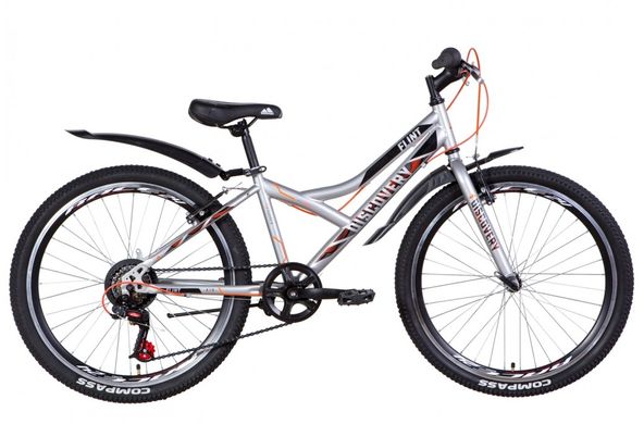 Велосипед 24 "Discovery FLINT сріблястий 2021