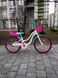 Велосипед 20" Formula FLOWER PREMIUM 2024 (білий з рожевим та бирюзовим) - 2
