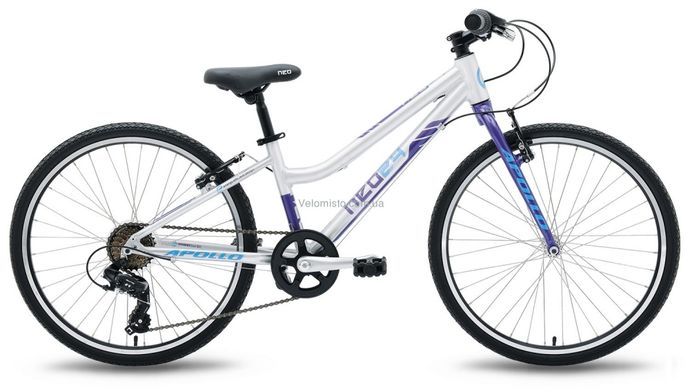 Велосипед 24" Apollo Neo 7s girls фіолетовий/синій