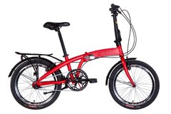 Велосипед 20" Dorozhnik ONYX планетарна втулка, 3 швидкості 2022 (червоний (м))