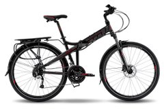 Велосипед VNC TerraWay A5 FS 26" черный с красным 2023