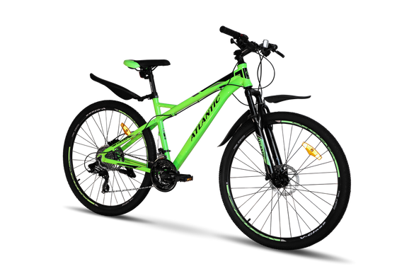 Велосипед 26" Atlantic Rekon DХ Pro, алюміній, рама 14" чорно-зелений