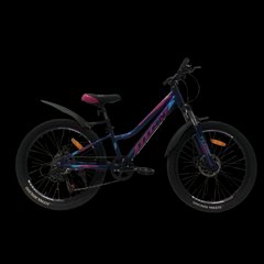 Велосипед Titan BEST MATE 24" темно синій-Рожевий