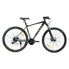 Велосипед Corso Antares 29", алюминий, рама 19", оборудование Shimano 24 скорости, черный с серым (AR-29625)
