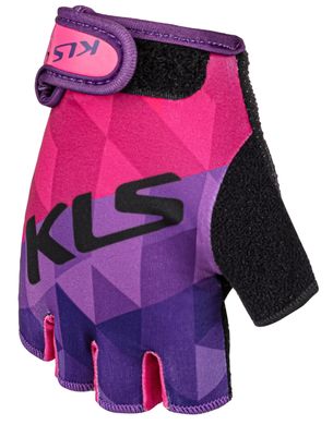 Детские перчатки с короткими пальцами KLS Yogi розовые