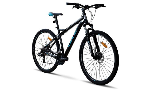 Велосипед VNC MontRider S4, черный с голубым 2023