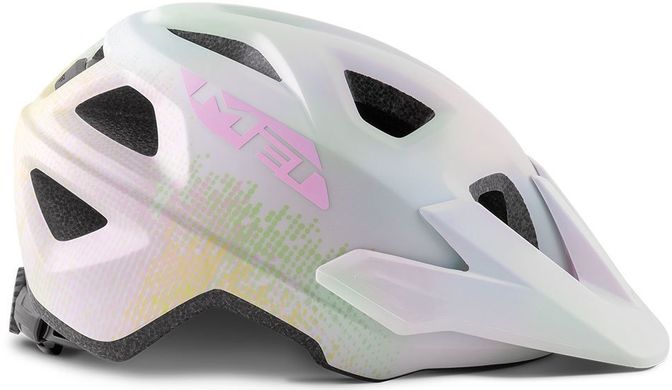 Шлем подростковый MET Eldar Iridescent White Texture | Matt