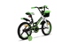 Велосипед 16" VNC Wave AC black/green, V9AC-16BA-BG, 22см (1384), черно-зеленый - 2