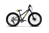 Велосипед 24" VNC Blaster A5, рама 12" черный с салатовым 2023