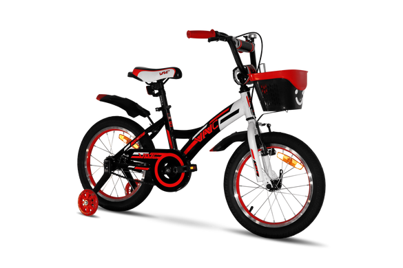 Велосипед 16 " VNC Wave V9AC-16BA-BR, 22см (1377) червоно-чорний