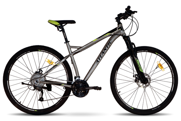 Велосипед 27,5" Atlantic Rekon FX, алюміній, рама 17" сіро-зелений