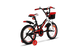 Велосипед 16 " VNC Wave V9AC-16BA-BR, 22см (1377) красно-черный - 3