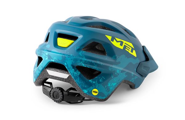 Шлем подростковый MET Eldar MIPs Petrol Blue Camo | Matt