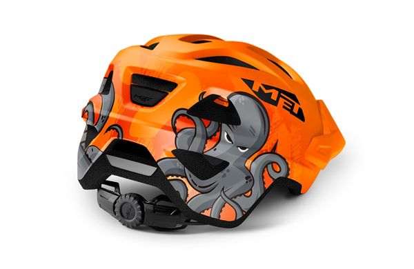 Шлем подростковый MET Eldar Orange Octopus | Matt
