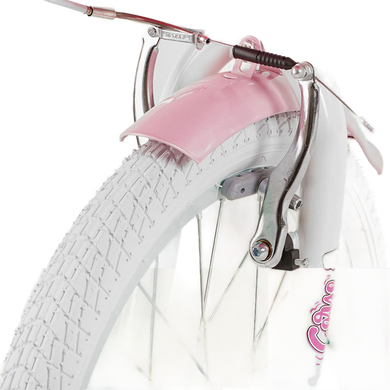 Велосипед Corso Sweety 18", алюминиевая рама, ножные тормоза, белый