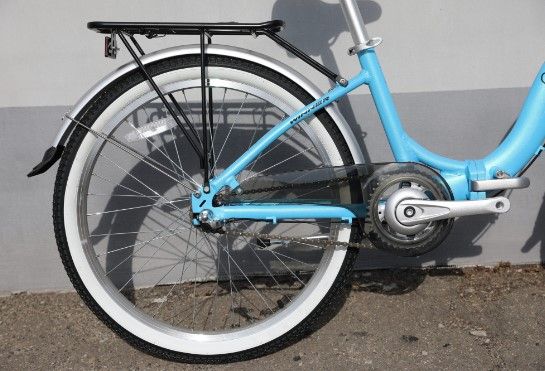 Велосипед складний Winner IBIZA 24 " 3 швидкості, планетарна втулка, блакитний 2024