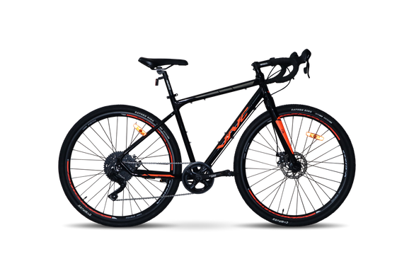 Велосипед VNC PrimeRacer A7, 28", рама 19,5" Black-orange 2023