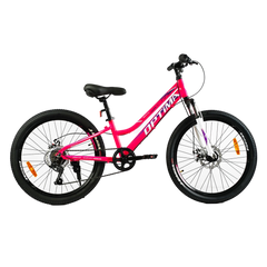 Велосипед Corso «Optima» 24" дюйма TM-24501 рама алюминиевая 11", оборудование Shimano 7 скоросте