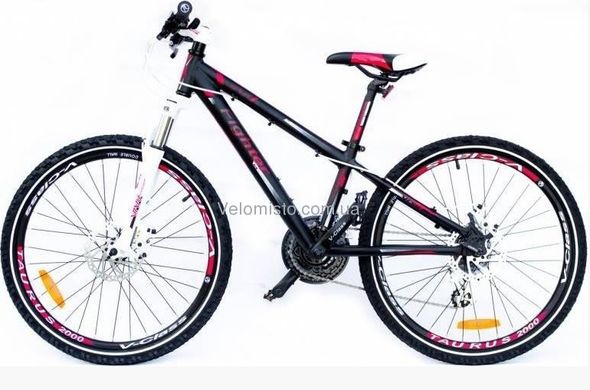 Велосипед VNC 24" Figher Team, 24FT-30-BR, 30см черно-красный