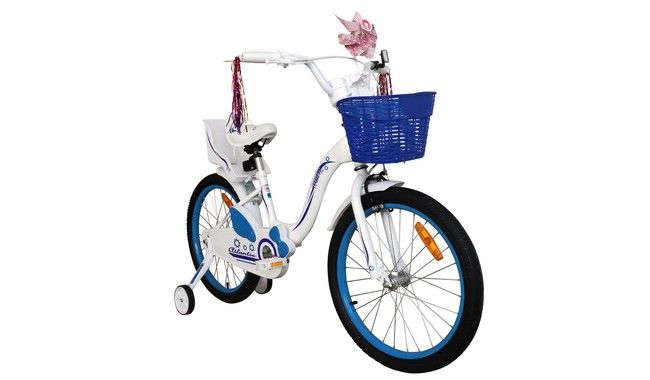 Велосипед 16" Atlantic Milky, сталь, сидение для куклы, бело-голубой