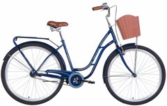 Велосипед 28 "Dorozhnik OBSIDIAN темно-синій 2024