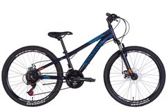 Велосипед 24" Discovery RIDER AM DD 2022 (темно-синій з помаранчевим (м))